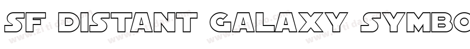 SF Distant Galaxy Symbols字体转换